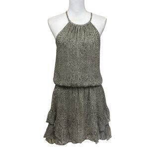 Ramy Brooke Bitsy green dot dress, medium, elegant, festival, bohemian